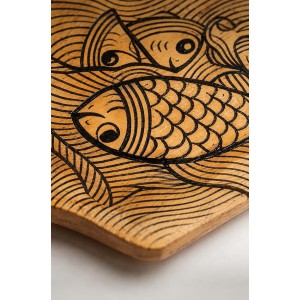 Handcrafted Wooden Serving Tray with Tribal Warli Art Design | Decorative Wooden Platter for Tea, Coffee & Snacks | Multipurpose Serving Tray for Kitchen, Dining & Home Décor | Handcrafted Wooden Serving Tray with Tribal Warli Art Design | Decorative Wooden Platter for Tea, Coffee & Snacks | Multipurpose Serving Tray for Kitchen, Dining & Home Décor |