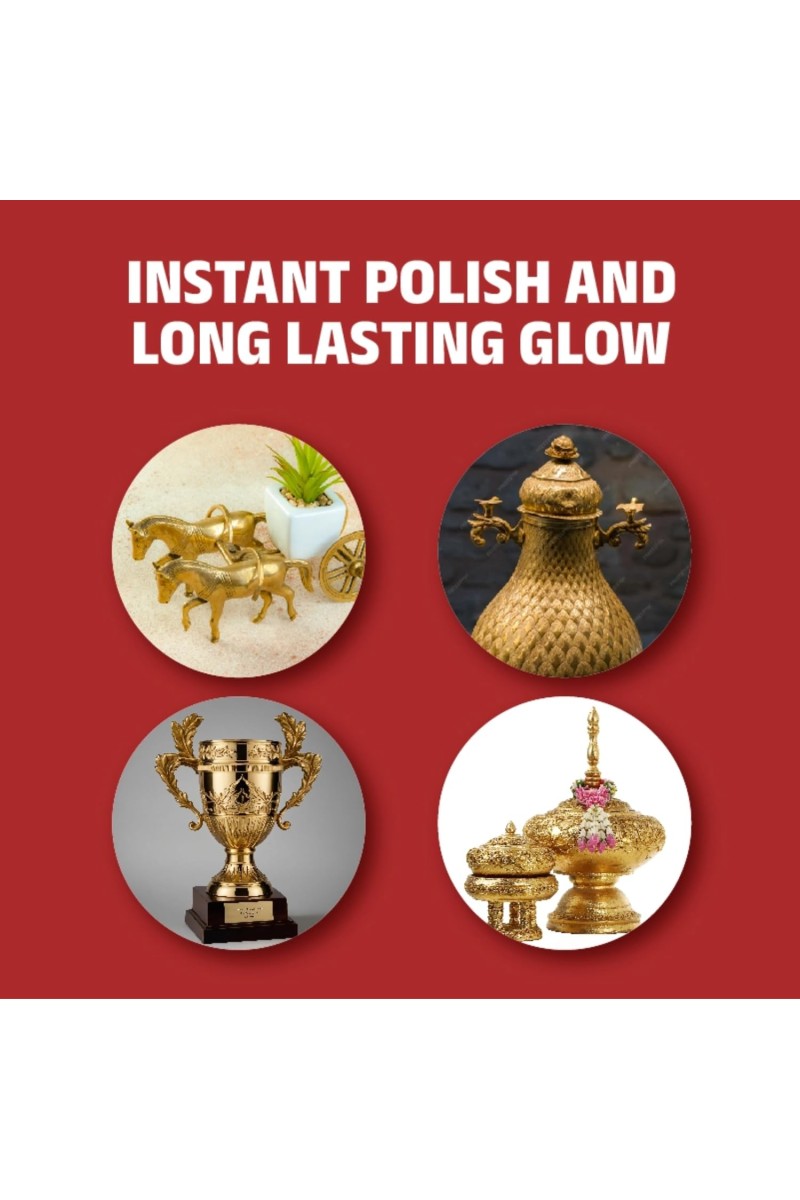 Metal Polish Liquid 100 ml â€“ Multipurpose Cleaner for Brass, Copper, Silver & Stainless Steel | Restores Shine & Removes Tarnish