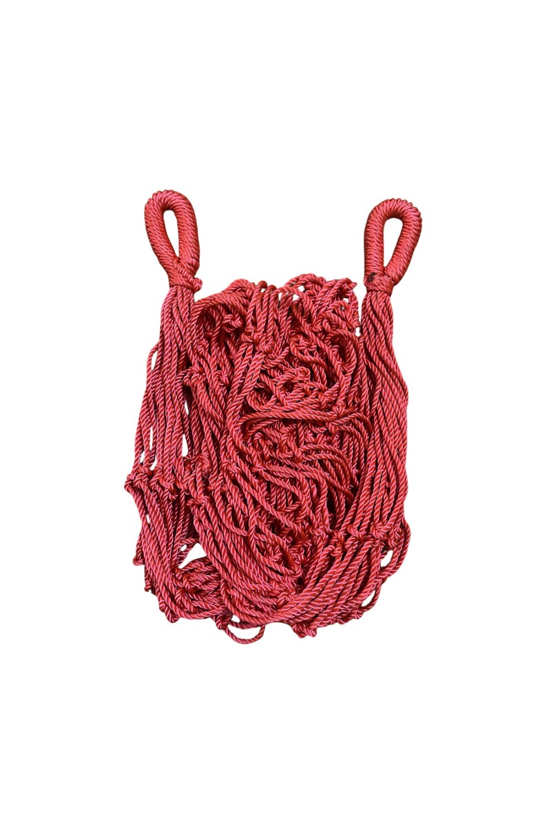 Handcrafted Nylon Rope Hammock Swing Hanging Net Mesh Sleeping Bed for Kids