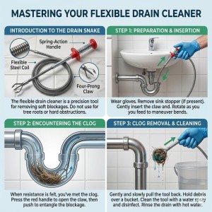 Drain Snake Clog Remover Tool | Flexible Grabber Pickup Cleaning Tool for Sink, Bathroom, Kitchen, Wash Basin & Pipe Drain Blockage Removal | Spring Wire Drain Cleaner (Pack of 1) Drain Snake Clog Remover Tool | Flexible Grabber Pickup Cleaning Tool for Sink, Bathroom, Kitchen, Wash Basin & Pipe Drain Blockage Removal | Spring Wire Drain Cleaner (Pack of 1)