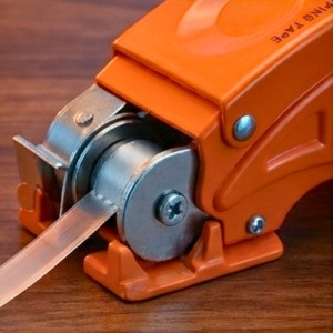 Tape Dispenser Tabletop for Home, Office, School & Industrial Use | Multipurpose Plastic Tape Cutter with Steel Blade | Includes 1 Extra Free Steel Blade Cutter