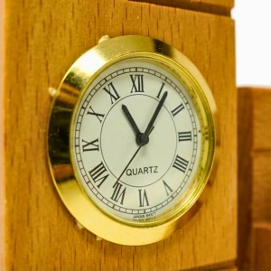 Wooden Pen Stand with Analog Clock & Business Card Holder | Multipurpose Desk Organizer for Office Table | Pen Pencil Holder | Wooden Stationery Organizer for Home & Office Wooden Pen Stand with Analog Clock & Business Card Holder | Multipurpose Desk Organizer for Office Table | Pen Pencil Holder | Wooden Stationery Organizer for Home & Office