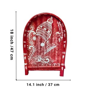 Handicrafts Bamboo Kulo Tray – Handmade & Hand-Painted Soop/Kulo Basket with Traditional Art Design | DecorativeTray for Puja, Wedding Rituals, Home Décor, Storage & Gifting Handicrafts Bamboo Kulo Tray – Handmade & Hand-Painted Soop/Kulo Basket with Traditional Art Design | DecorativeTray for Puja, Wedding Rituals, Home Décor, Storage & Gifting
