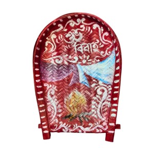 Handicrafts Bamboo Kulo Tray – Handmade & Hand-Painted Soop/Kulo Basket with Traditional Art Design | DecorativeTray for Puja, Wedding Rituals, Home Décor, Storage & Gifting (Subha Bibaha) Handicrafts Bamboo Kulo Tray – Handmade & Hand-Painted Soop/Kulo Basket with Traditional Art Design | DecorativeTray for Puja, Wedding Rituals, Home Décor, Storage & Gifting (Subha Bibaha)