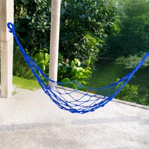 Nylon Net Hammock Swing for Adults – Strong & Comfortable Hanging Jhulna for Indoor, Outdoor, Balcony, Home & Bedroom Use (Blue) Nylon Net Hammock Swing for Adults – Strong & Comfortable Hanging Jhulna for Indoor, Outdoor, Balcony, Home & Bedroom Use (Blue)