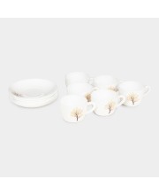 Hitech Sales 130 ml Opalware Cup & Saucer Set White | Microwave Safe Ceramic Cup Hitech Sales 130 ml Opalware Cup & Saucer Set White | Microwave Safe Ceramic Cup