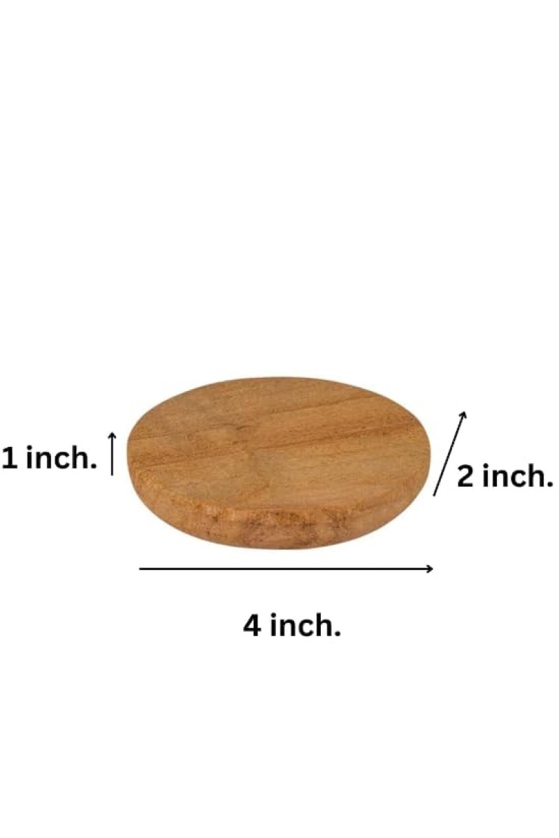 Stone Chandan Board for Rubbing Sandal Wood Stick -4 inch for Pooja pata, Tilak Havan [1 Board with 1 Stick]