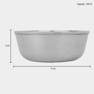 230 ml Steel Serving Bowl 5 X 11 cm (Pack of 1)