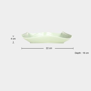 Melamine Snack Plate - (M1229) Melamine Snack Plate - (M1229)