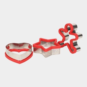 Steel Cookie Cutter Set of 3(Pack of 3)