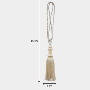 Home Beautiful Cotton Blend Tieback Rope - (M2889)