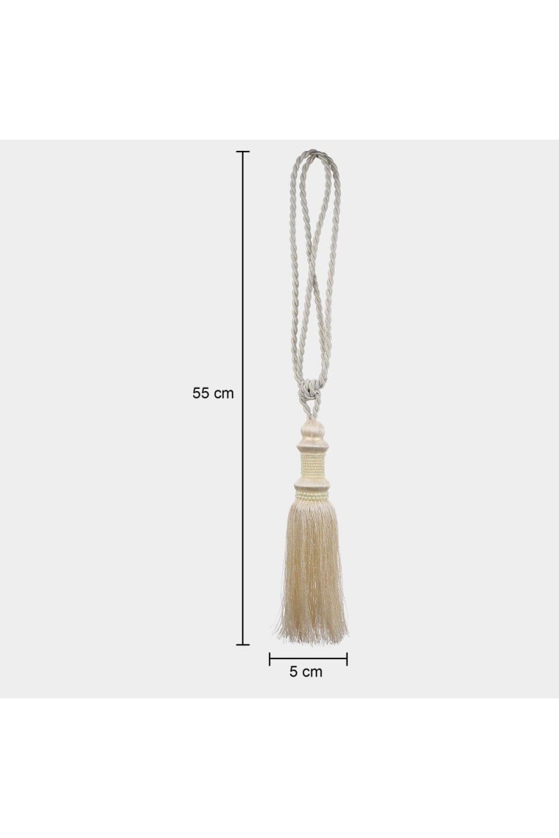 Home Beautiful Cotton Blend Tieback Rope - (M2889)