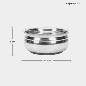 1 L Stainless Steel Handi (Induction Compatible) - (M1406)