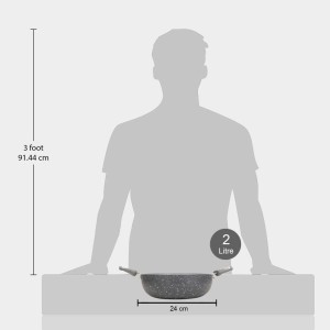 2 L Non-Stick Kadhai - (M1403)