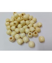 HiTechMArt 100pcs Wooden Beads – 12mm Round Loose Wood Beads for DIY Jewelry Making, Craft Projects, Hair Braiding & Decorations – Smooth Polished Finish (Natural Cream) HiTechMArt 100pcs Wooden Beads – 12mm Round Loose Wood Beads for DIY Jewelry Making, Craft Projects, Hair Braiding & Decorations – Smooth Polished Finish (Natural Cream)