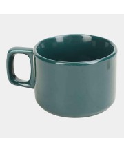 Hitech Sales 100 ml Stoneware Cup Green | Microwave Safe Ceramic Cup | Ideal for Daily Use
