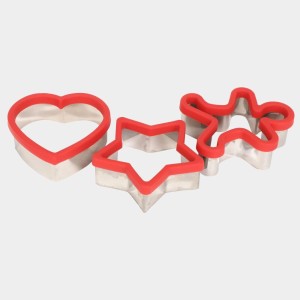 Steel Cookie Cutter Set of 3(Pack of 3)