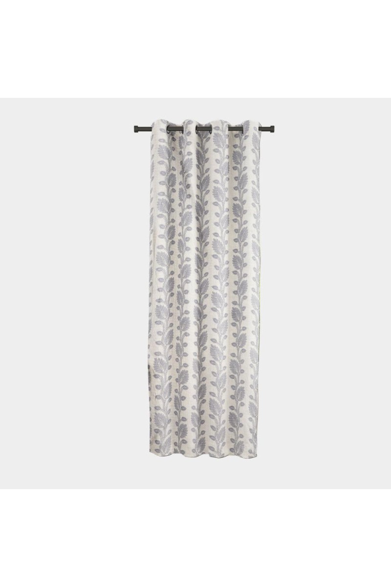 Home Beautiful 7ft. Light Grey Polyester Curtain - (M2753)