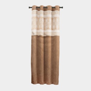 Home Beautiful 5 ft. Black Polyester Curtain - (M2827)