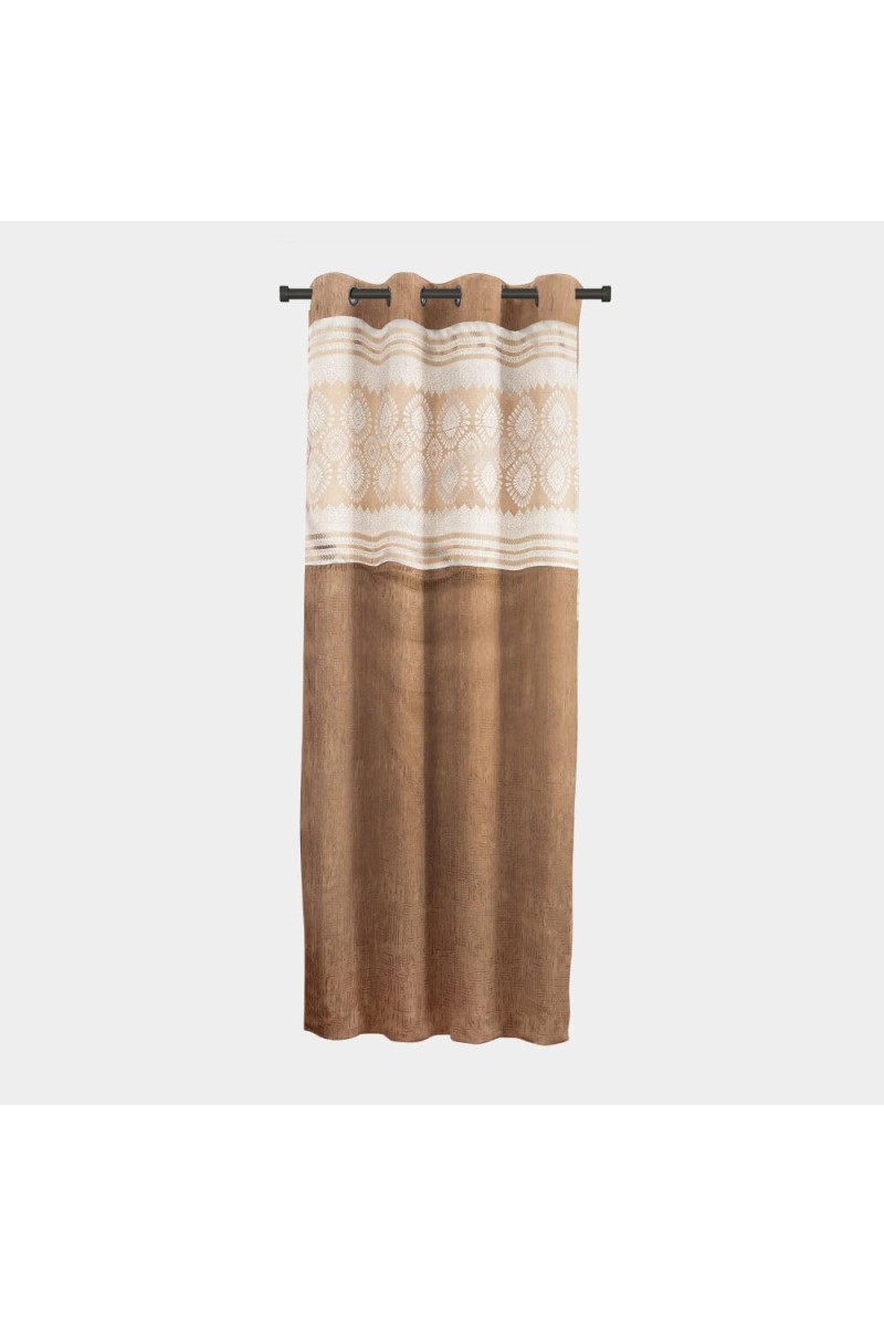 Home Beautiful 5 ft. Black Polyester Curtain - (M2827)