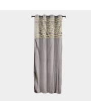Home Beautiful 5 ft. Dark Grey Polyester Curtain - (M2773)