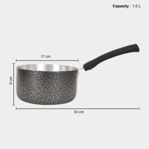 1.6 L Steel Saucepan 1 7 cm Dia. (Pack of 1)