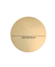 12 Inch Round MDF Board – 3mm Thick Unfinished Wood Circle for Crafts, Painting, Laser Cutting, Engraving & DIY Projects. (12)