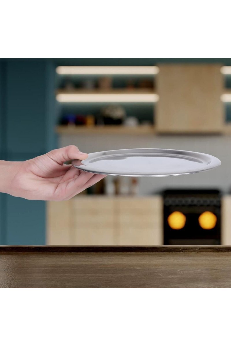 Stainless Steel Multi Purpose Lid, 23.5 cm Diameter (Pack of 1)