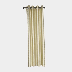 Home Beautiful 5 ft. Beige Polyester Curtain - (M2818)