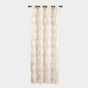 Home Beautiful 5 ft. Beige Polyester Curtain - (M2832)