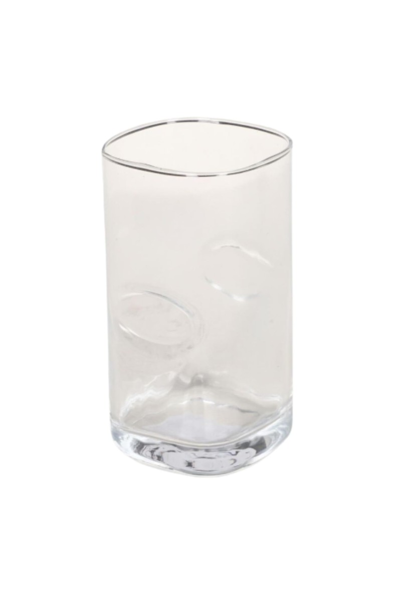 6-Piece Clear Glass Tumbler Set – 6 oz Drinking Glasses for Water, Juice, Soda & Cocktails