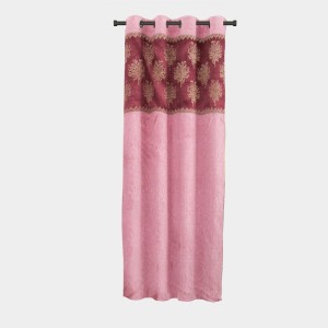 Home Beautiful 5 ft. Pink Polyester Curtain - (M2841)