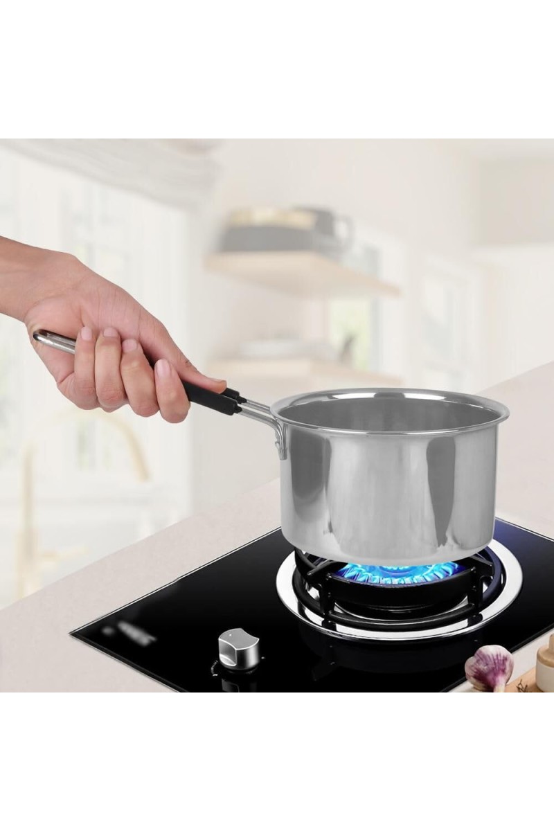 1.5 L Steel Saucepan 3.5 X 5.6 in (Pack of 1)