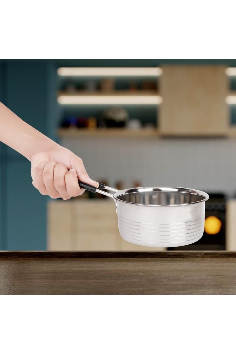 800 ml Stainless Steel Saucepan, 1 4 cm Dia. (Pack of 1)