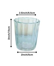 Small Tea Glass Set of 4 | Chai, Milk & Coffee Drinking Glasses | Clear Transparent Durable Glass Tumblers for Home, Kitchen & Office Use Small Tea Glass Set of 4 | Chai, Milk & Coffee Drinking Glasses | Clear Transparent Durable Glass Tumblers for Home, Kitchen & Office Use