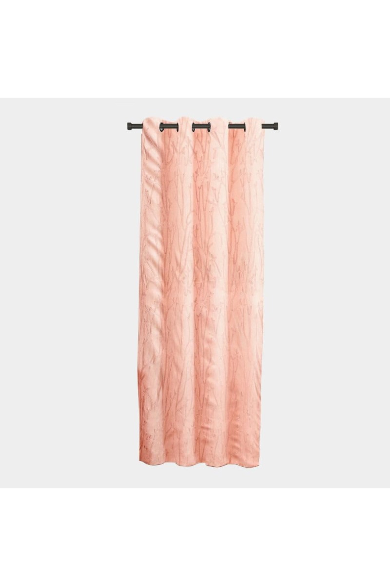 Home Beautiful 5 ft. Rust Polyester Curtain - (M2797)