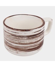 Hitech Sales 120 ml Stoneware Cup White | Microwave Safe Ceramic Cup | Ideal for Daily Use Hitech Sales 120 ml Stoneware Cup White | Microwave Safe Ceramic Cup | Ideal for Daily Use