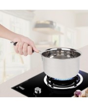 1.7 L Stainless Steel Saucepan, 3.5 X 6.7 in (Pack of 1)