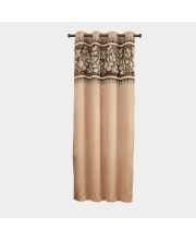 Home Beautiful 5 ft. Brown Polyester Curtain - (M2796)
