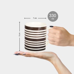 Hitech Sales 330 ml Stoneware Mug Shade May Vary | Microwave Safe Cup | Ideal for Daily Use Hitech Sales 330 ml Stoneware Mug Shade May Vary | Microwave Safe Cup | Ideal for Daily Use