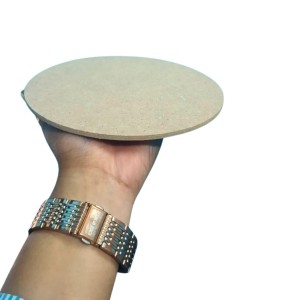 6 Inch Round MDF Board – 3mm Thick Unfinished Wood Circle for Crafts, Painting, Laser Cutting, Engraving & DIY Projects