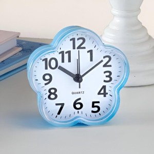 HiTechMart Cute Cloud-Shaped Quartz Wall Clock – Decorative Clock for Home, Office & Kids' Room – Stylish Blue Frame with Easy-to-Read Numbers