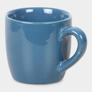 Hitech Sales 100 ml Stoneware Mug Blue | Microwave Safe Ceramic Cup | Ideal for Daily Use