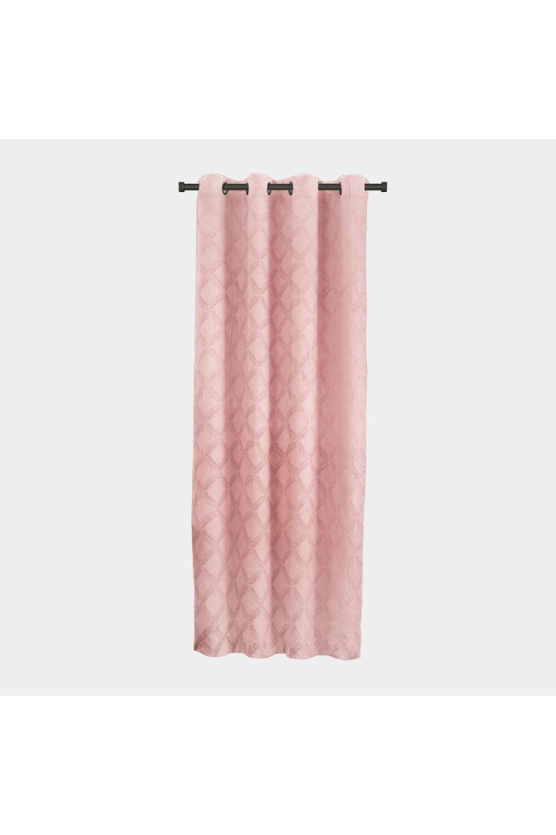 Home Beautiful 5 ft. Pink Polyester Curtain - (M2794)