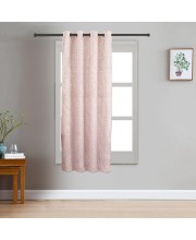 Home Beautiful 5 ft. Pink Polyester Curtain - (M2834)