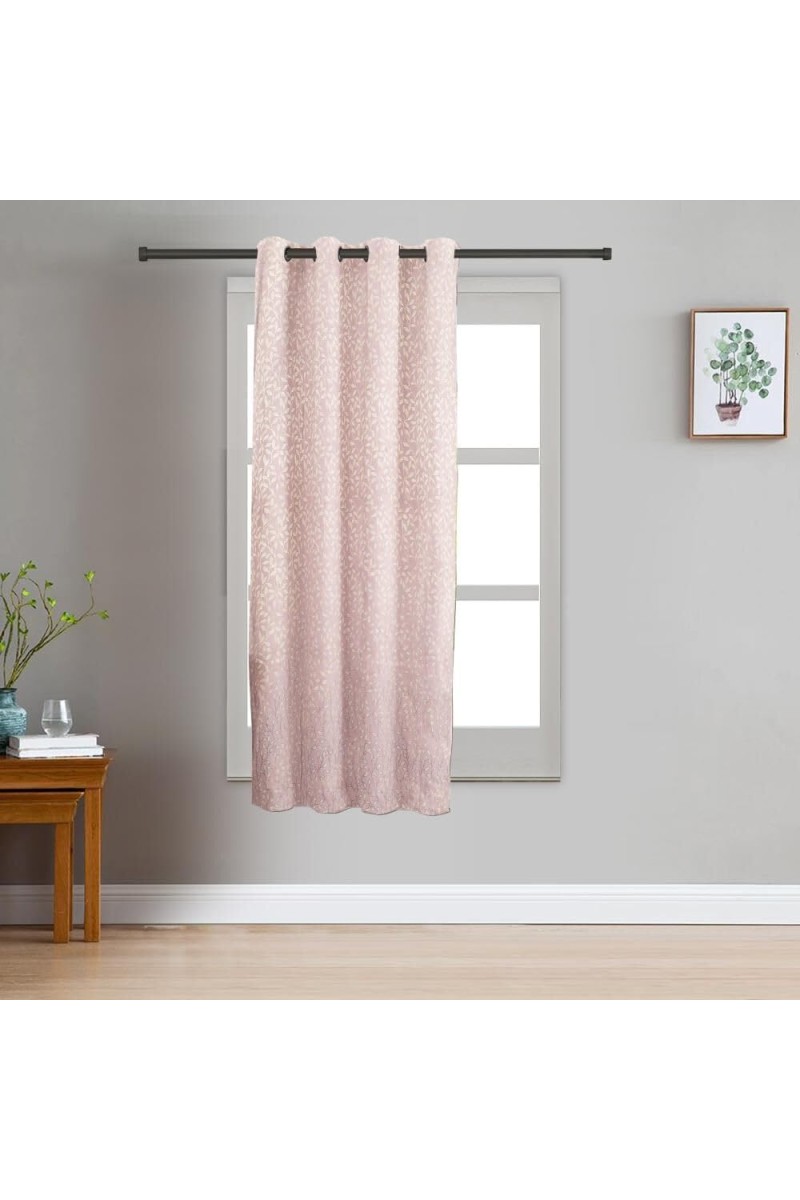Home Beautiful 5 ft. Pink Polyester Curtain - (M2834)