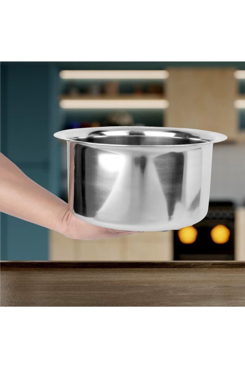 3.5 L Stainless Steel Patila, 1 2 X 24.5 cm (Pack of 1)