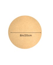 8 Inch Round MDF Board – 3mm Thick Unfinished Wood Circle for Crafts, Painting, Laser Cutting, Engraving & DIY Projects (8)