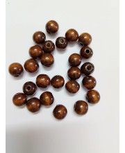 HiTechMArt 100pcs Wooden Beads – 12mm Round Loose Wood Beads for DIY Jewelry Making, Craft Projects, Hair Braiding & Decorations – Smooth Polished Finish (Dark Brown) HiTechMArt 100pcs Wooden Beads – 12mm Round Loose Wood Beads for DIY Jewelry Making, Craft Projects, Hair Braiding & Decorations – Smooth Polished Finish (Dark Brown)