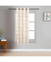 Home Beautiful 5 ft. Beige Polyester Curtain - (M2832)